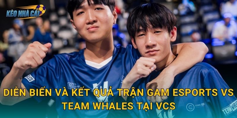 GAM Esports hủy diệt Team Whales VCS – Kèo nhà cái ghi nhận chiến thắng áp đảo của ông vua LMHT Việt 2 Diễn biến và kết quả trận GAM Esports vs Team Whales tại VCS